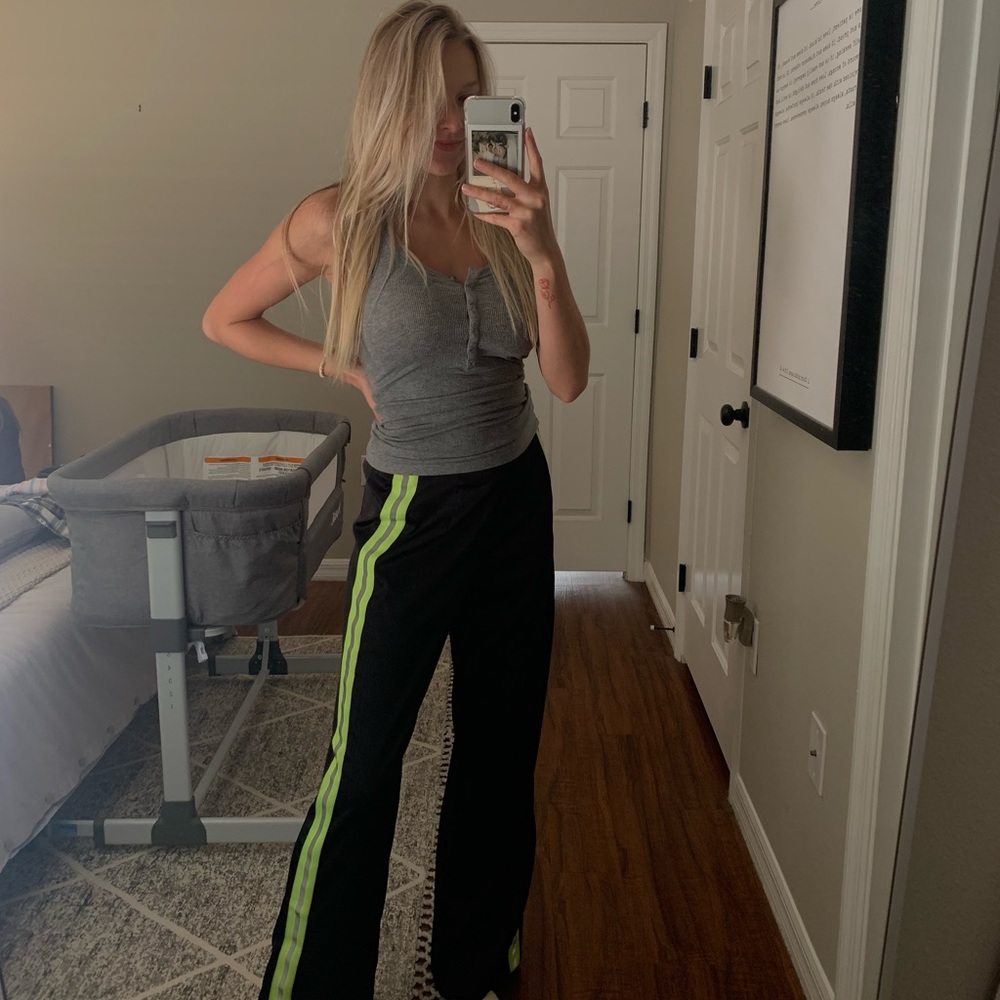 I.AM.GIA Wide Leg Black Trousers
